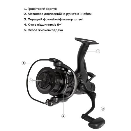 Brain Apex Double Baitrunner Screw Handle