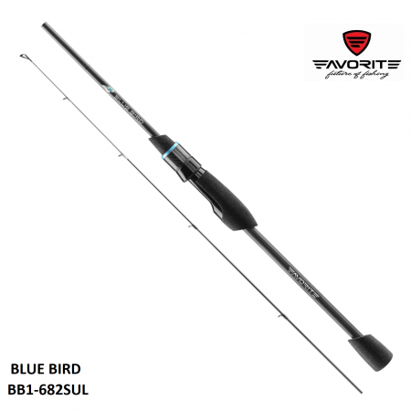 FAVORITE Ultra Light Fishing Spinning Rod BLUE BIRD BB1-762UL-T